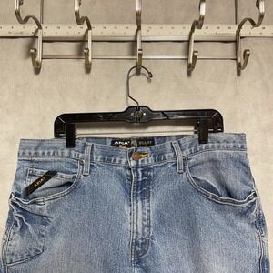 Ariat‎ Jeans Men 36x30 Rebar M4 Relaxed Boot Stone Wash Work Utility Loop Lock